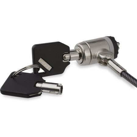 StarTech.com 6ft (2m) Laptop Cable Lock with Keys, Anti-Theft Keyed Security Cable for K-Slot Computer/Laptop/Device, Vinyl Coated Steel - LTLOCKKEY