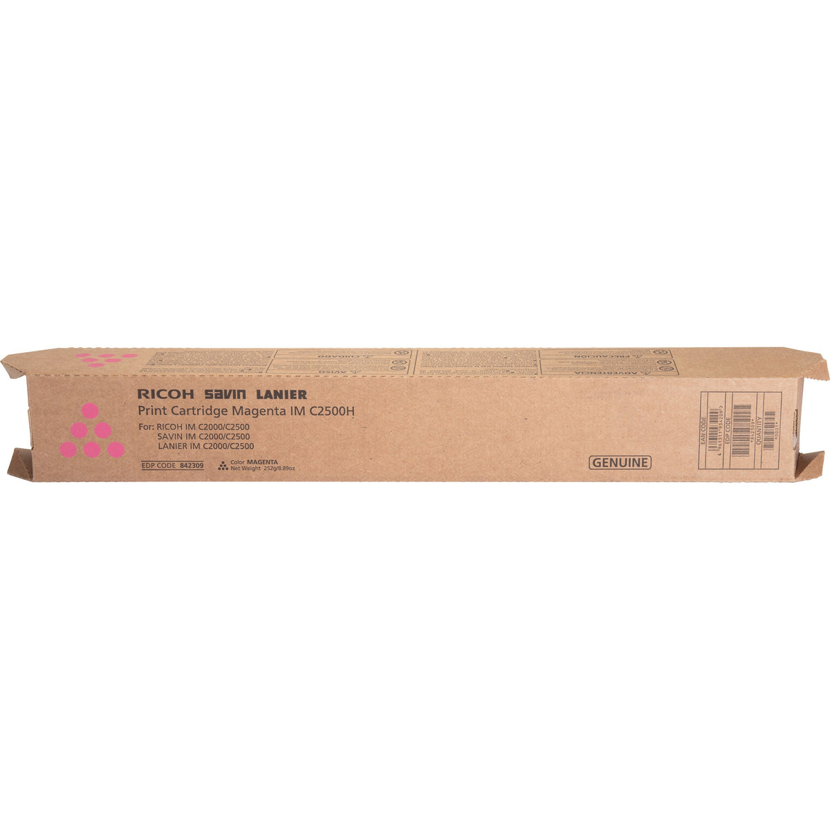 Ricoh Original Laser Toner Cartridge - Magenta - 1 Each - 842309