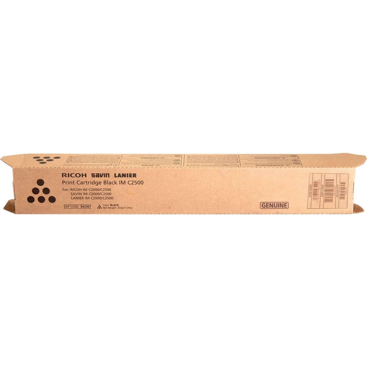 Ricoh Original Laser Toner Cartridge - Black - 1 Each - 842307