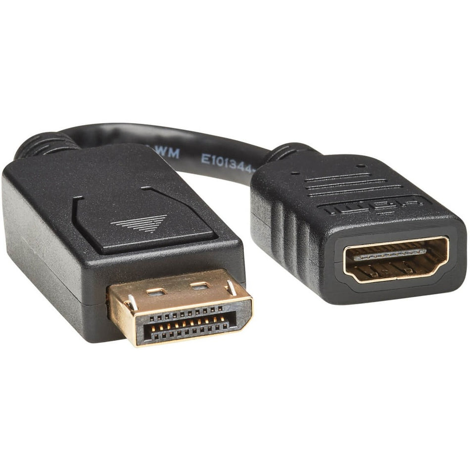 Eaton Tripp Lite Series DisplayPort to HDMI Converter Adapter (M/F), 6-in. (15.24 cm), 50 Pack - P136-000-BP