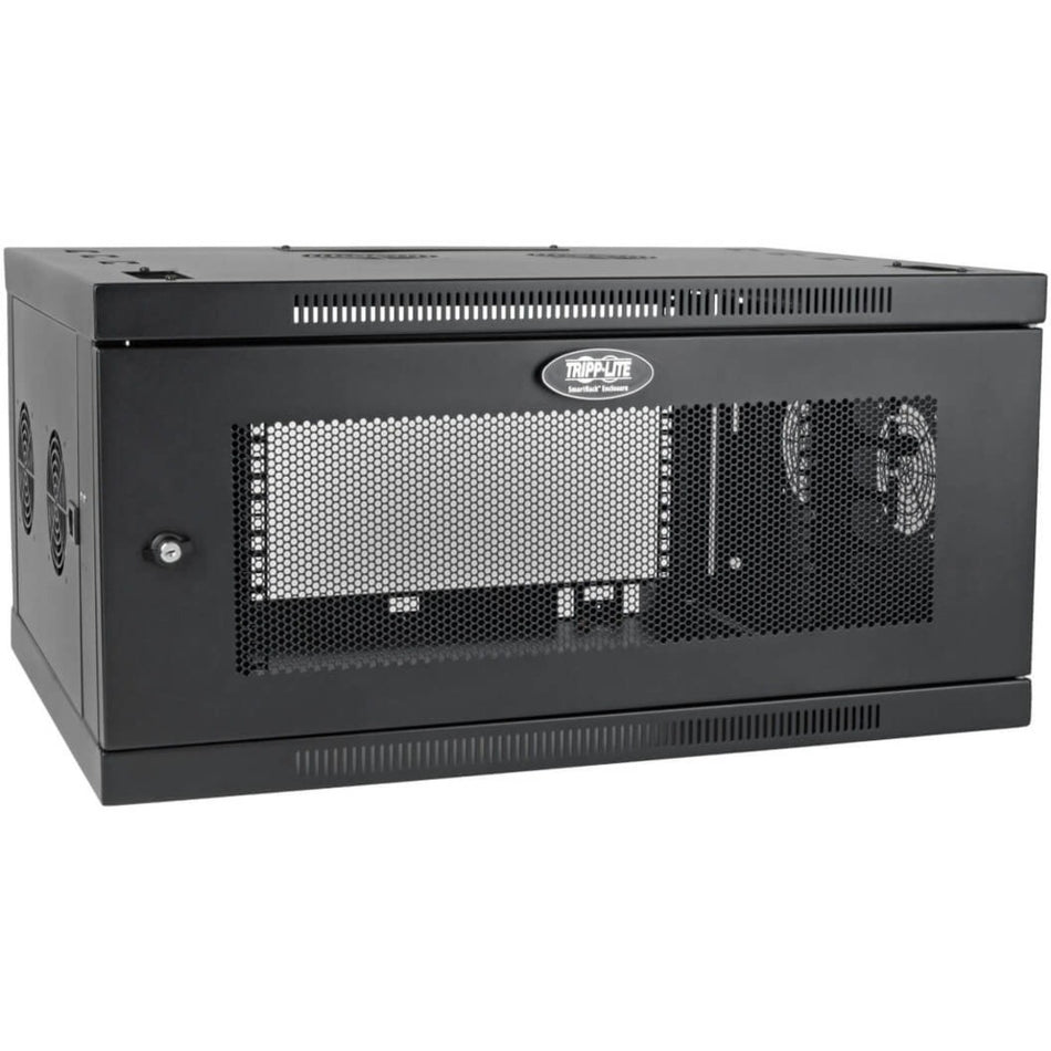 Tripp Lite by Eaton SmartRack 6U Low-Profile Switch-Depth-Plus Wall-Mount Mini Rack Enclosure, Wide - SRW6UDPVRT