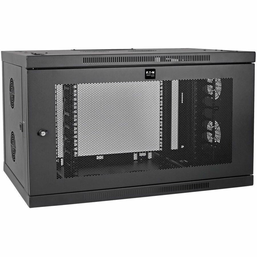 Eaton Tripp Lite Series SmartRack 9U Low-Profile Switch-Depth-Plus Wall-Mount Mini Rack Enclosure, Wide - SRW9UDPVRT