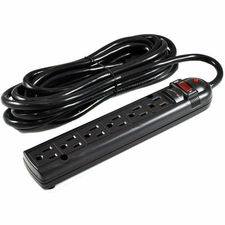Weltron 6-Outlet Surge Protector - WSP-600PLF-25BK