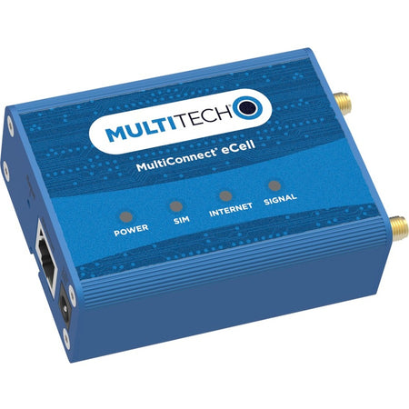 MultiTech MultiConnect eCell MTE-LAT6 Cellular, Ethernet Modem/Wireless Router - TAA Compliant - MTE-LAT6-B07-US