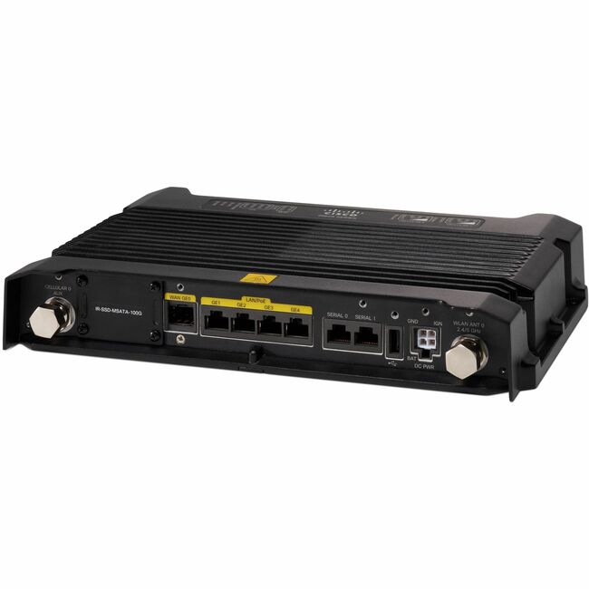 Cisco IR829 Wi-Fi 4 IEEE 802.11n Cellular Wireless Integrated Services Router - Refurbished - IR829-2LTEEABK9-RF