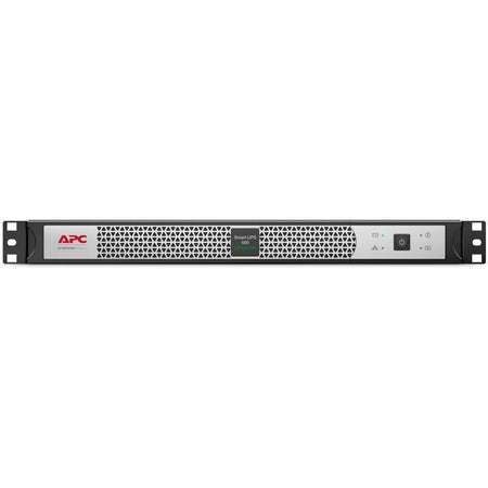 APC Smart-UPS, Line Interactive, 500VA, Lithium-ion, Rackmount 1U, 120V, 4x NEMA 5-15R outlets, Network Card, Short Depth - SCL500RM1UNC