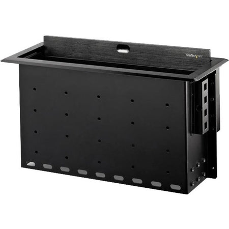 StarTech.com Dual-Module Conference Table Connectivity Box - Customizable - Add two connectivity modules of your choice (sold separately) - Add charging power, AV and laptop connections directly to your boardroom table - Features a lid that closes flush with the table's surface and a built-in cable organizer - BOX4MODULE