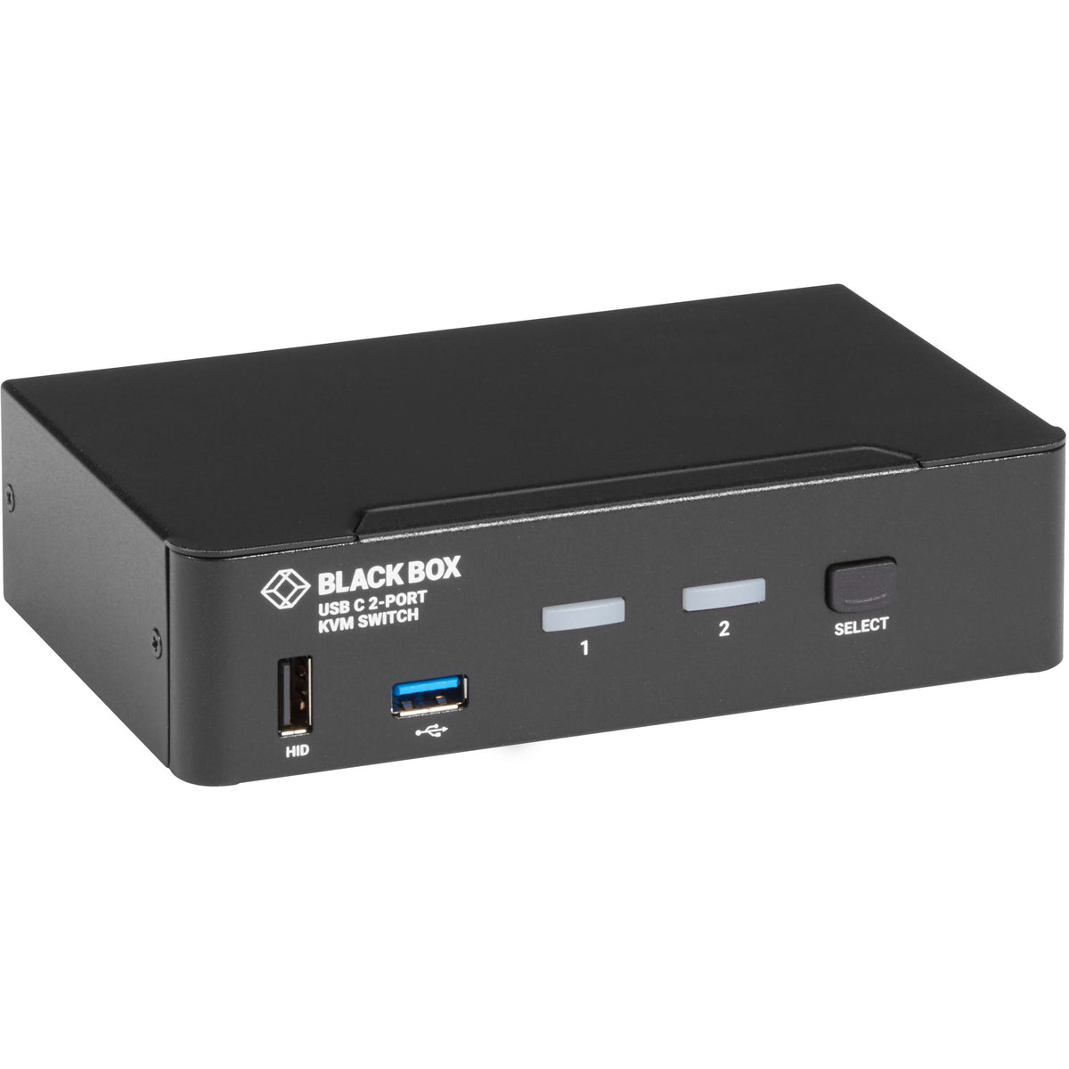 Black Box USB-C 4K KVM Switch, 2-Port - KVMC4K-2P