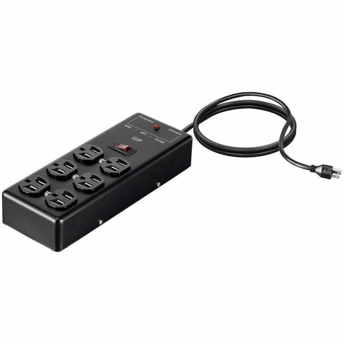 Monoprice 35100 6-Outlets Surge Suppressor/Protector - 35100