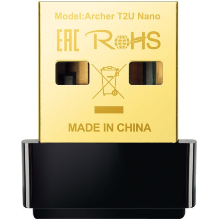 TP-Link Archer T2U Nano - IEEE 802.11ac Dual Band Wi-Fi Adapter for PC Desktop/Notebook - ARCHER T2U NANO