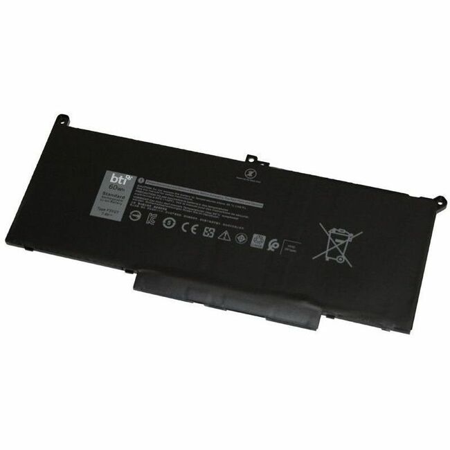 BTI 451-BBYE-BTI 7.6V 60WHR LI-ION BATTERY 0F3YGT, 2X39G, 451-BBYE, DM3WC, F3YGT - 451-BBYE-BTI