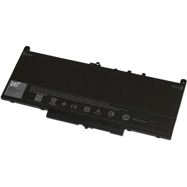 BTI 451-BBSX-BTI 7.6V 54WHR LI-ION BATTERY 1W2Y2, 451-BBSY, MC34Y, 242WD, 5F08V, R1V85, 451-BBSU, GG4FM, WYWJ2, 451-BBSX, J60J5 LATITUDE E7270, E7470 - 451-BBSX-BTI