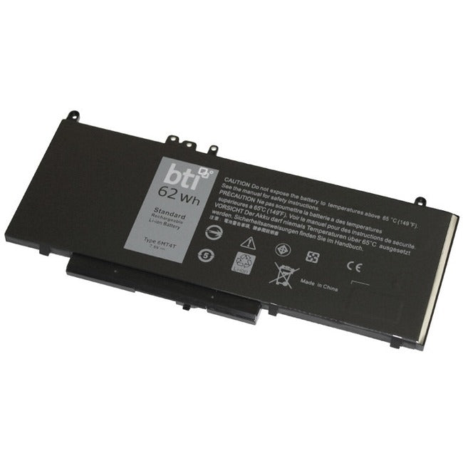 BTI 451-BBTW-BTI 7.6V 62WHR LI-ION BATTERY 0C1P4, 451-BBUP, 7V69Y, K3JK9, 451-BBTW, 451-BBUQ, FN7FY, NR1DY, 451-BBTX, 535NC, HK6DV, TXF9M, 451-BBUN, 6MT4T, JCDHY LATITUDE E5470, E5570 - 451-BBTW-BTI
