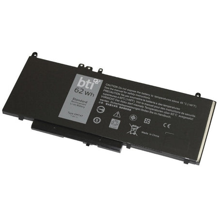 BTI 451-BBTW-BTI 7.6V 62WHR LI-ION BATTERY 0C1P4, 451-BBUP, 7V69Y, K3JK9, 451-BBTW, 451-BBUQ, FN7FY, NR1DY, 451-BBTX, 535NC, HK6DV, TXF9M, 451-BBUN, 6MT4T, JCDHY LATITUDE E5470, E5570 - 451-BBTW-BTI