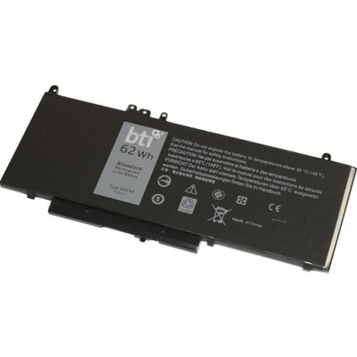 BTI 451-BBTX-BTI 7.6V 62WHR LI-ION BATTERY 0C1P4, 451-BBUP, 7V69Y, K3JK9, 451-BBTW, 451-BBUQ, FN7FY, NR1DY, 451-BBTX, 535NC, HK6DV, TXF9M, 451-BBUN, 6MT4T, JCDHY LATITUDE E5470, E5570 - 451-BBTX-BTI