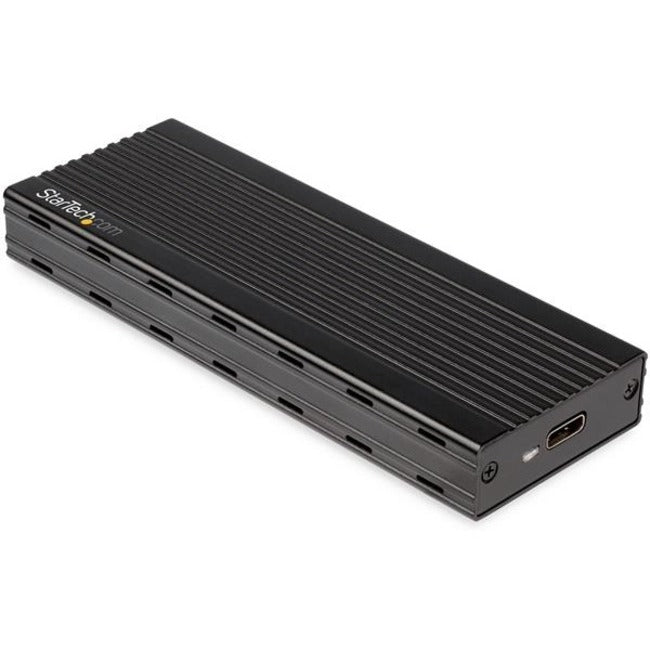 StarTech.com USB-C (10Gbps) to M.2 NVMe SSD Enclosure - Portable M.2 PCIe Aluminum Case - 1GB/s Read & Write - Mac & PC - M2E1BMU31C