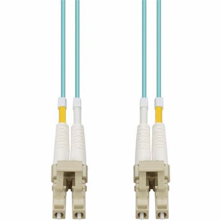 AddOn 75m LC to LC Aqua OM4 Duplex OFNP (Plenum-Rated) Fiber Patch Cable - ADD-LC-LC-75M5OM4P