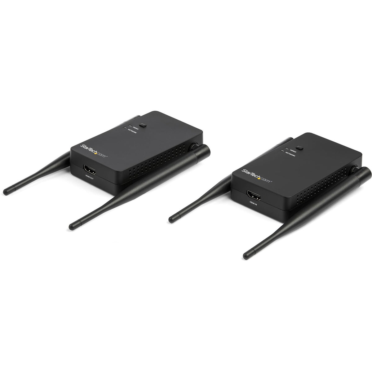StarTech.com Wireless HDMI Transmitter and Receiver Kit - 656 ft. - 1080p - HDMI over Wireless Extender - 2-Channel Audio Support - Low Latency - Wireless Long-Range Extension up to 200 m - ST121WHDLR