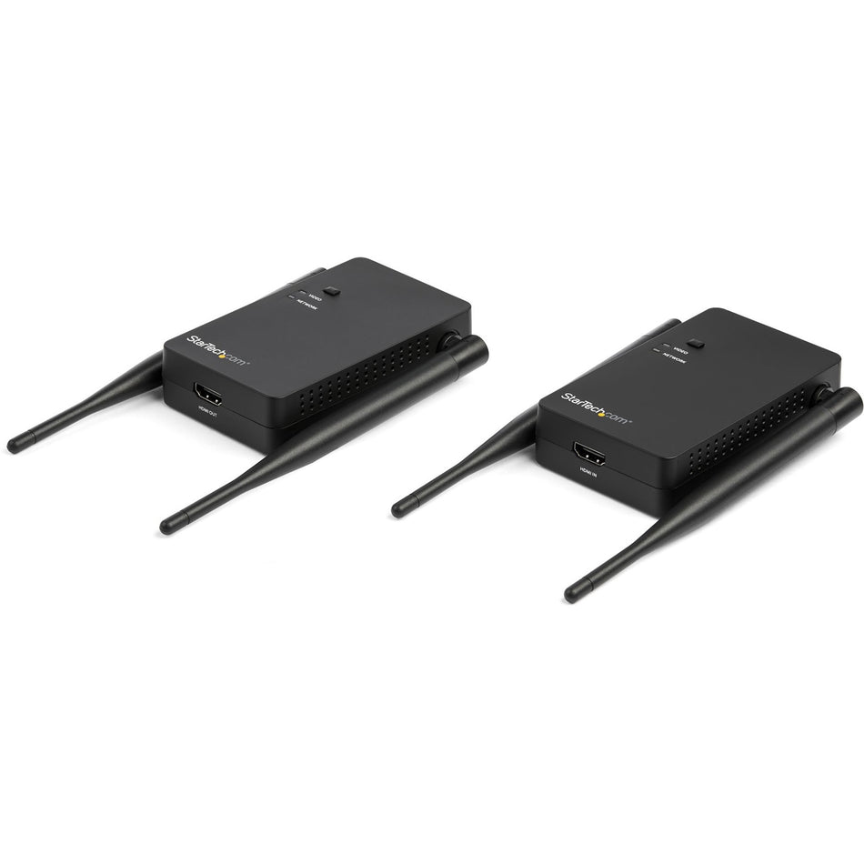 StarTech.com Wireless HDMI Transmitter and Receiver Kit - 656 ft. - 1080p - HDMI over Wireless Extender - 2-Channel Audio Support - Low Latency - Wireless Long-Range Extension up to 200 m - ST121WHDLR
