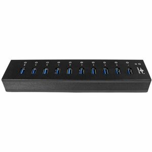 Vantec 10-Port USB 3.0 Aluminum Hub - UGT-AH110U3-BK