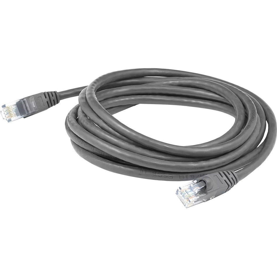 AddOn 2ft RJ-45 (Male) to RJ-45 (Male) Straight Gray Cat6 UTP PVC Copper Patch Cable - ADD-2FCAT6-GY