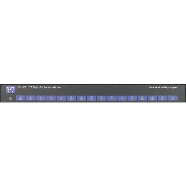 NVT Phybridge 16-Channel DigitalEQ Active Receiver Distribution Amplifier Hub - NV-1672