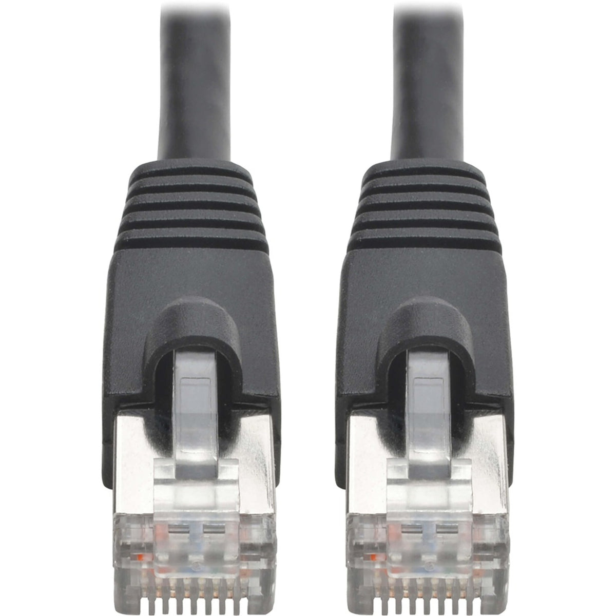 Eaton Tripp Lite Series Cat6a 10G Snagless Shielded STP Ethernet Cable (RJ45 M/M), PoE, Black, 30 ft. (9.14 m) - N262-030-BK