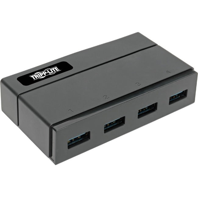 Tripp Lite by Eaton 4-Port USB 3.x (5Gbps) Hub for Data and USB Charging - USB-A, 2.4A Charging - U360-004-2F