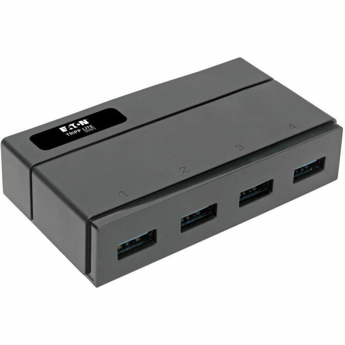 Eaton Tripp Lite Series 4-Port USB 3.x (5Gbps) Hub for Data and USB Charging - USB-A, 2.4A Charging - U360-004-2F