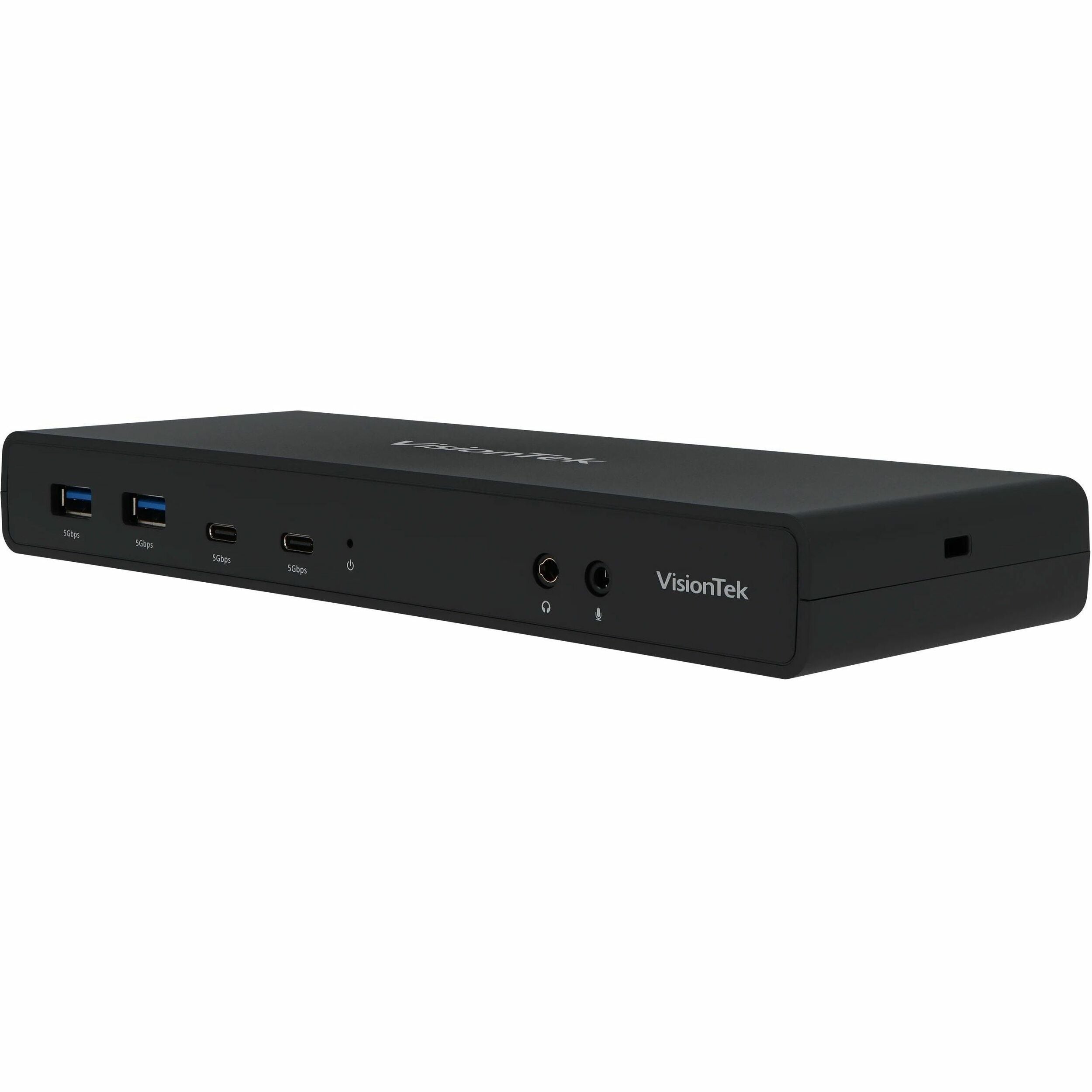 VisionTek VT4500 USB / USB-C Dual Monitor 4K Docking Station with 60W Power Delivery - 901250