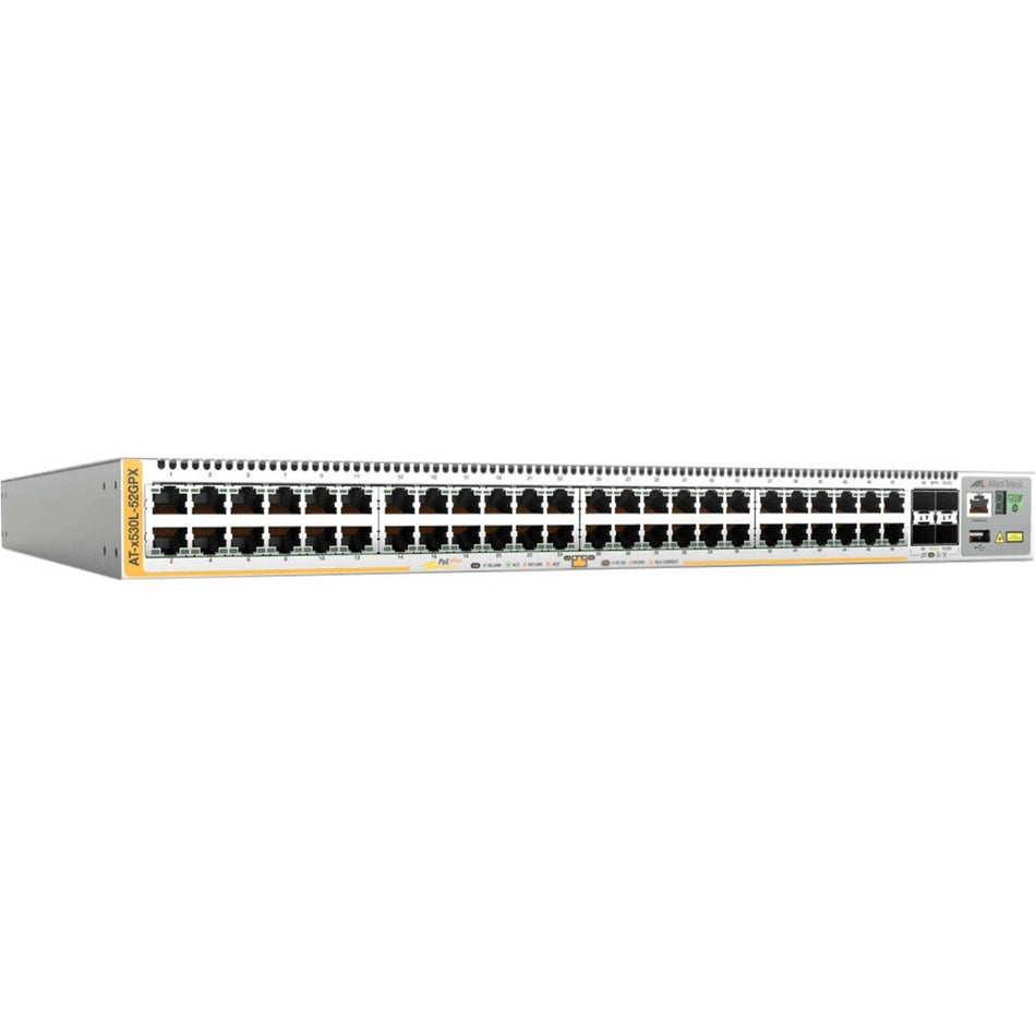 Allied Telesis Stackable Intelligent PoE+ Layer 3 Switch - AT-X530L-52GPX-10