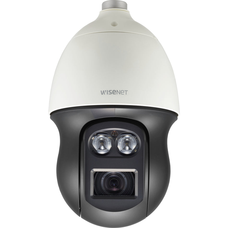 Wisenet XNP-6550RH 2 Megapixel Outdoor Full HD Network Camera - Color - Dome - Black, Ivory - XNP-6550RH