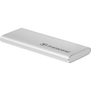 Transcend ESD240C 240 GB Portable Solid State Drive - External - SATA - Silver - TS240GESD240C