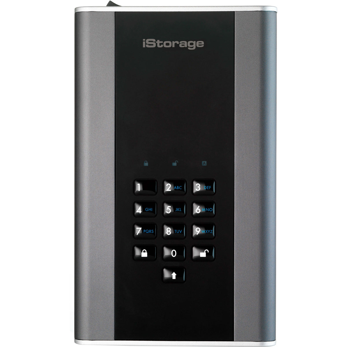 iStorage diskAshur DT2 4 TB Secure Encrypted Desktop Hard Drive | FIPS Level-3 | Password protected | Dust/Water Resistant. IS-DT2-256-4000-C-X - IS-DT2-256-4000-C-X