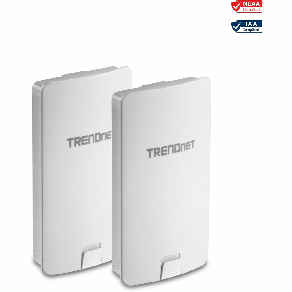 TRENDnet 14 DBI WiFi AC867 Outdoor Poe Preconfigured Point-to-Point Bridge Kit; 4 DBI Directional Antennas; for Point-to-Point WiFi Bridging Applications; 5GHz; AC867; TEW-840APBO2K - TEW-840APBO2K