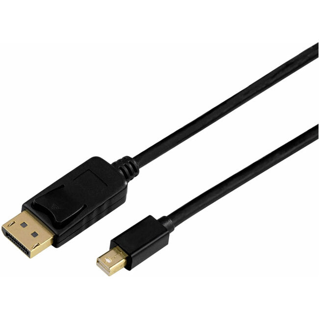 Axiom Mini DisplayPort Male to DisplayPort Male Adapter Cable 6ft (Black) - MDPMDPM06K-AX