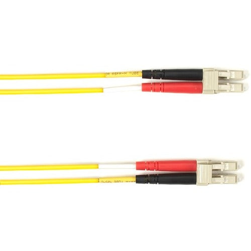 Black Box Fiber Optic Duplex Patch Network Cable - FOLZHSM-002M-LCLC-YL