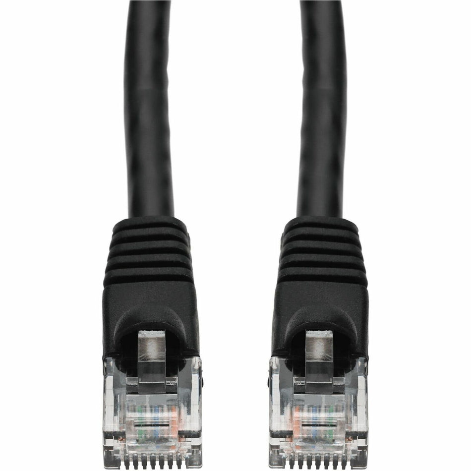 AddOn 2ft Black CAT 6A PVC Ethernet Cable Snagless Bubble Boot RJ-45 M/M - ADD-2FCAT6A-BK