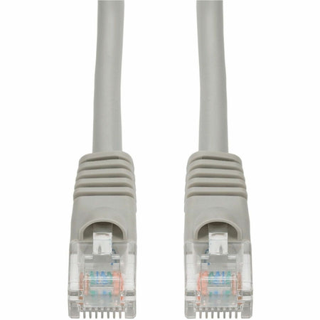 AddOn 6ft Gray CAT 5E PVC Ethernet Cable Snagless Bubble Boot RJ-45 M/M - ADD-6FCAT5E-GY