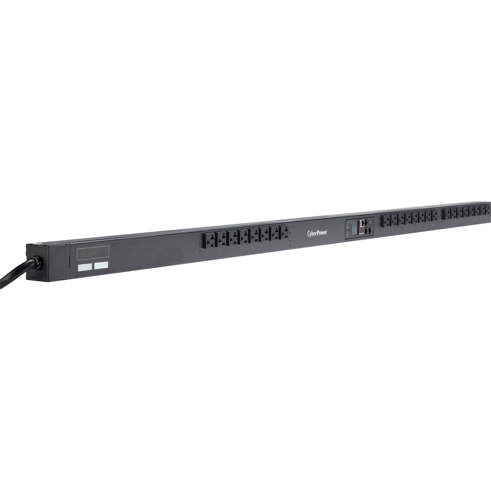 CyberPower PDU31101 Single Phase 100 - 120 VAC 20A Monitored PDU - PDU31101