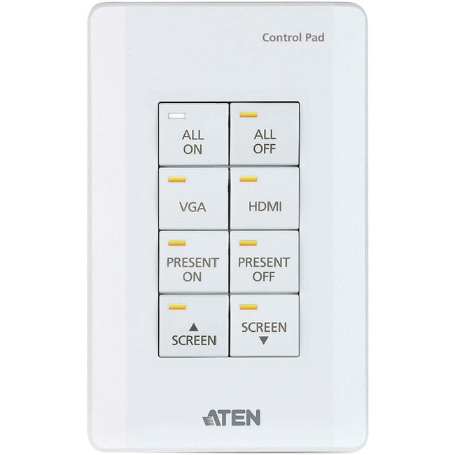 ATEN VK0100 8-button Control Pad (US, 1 Gang) - VK0100