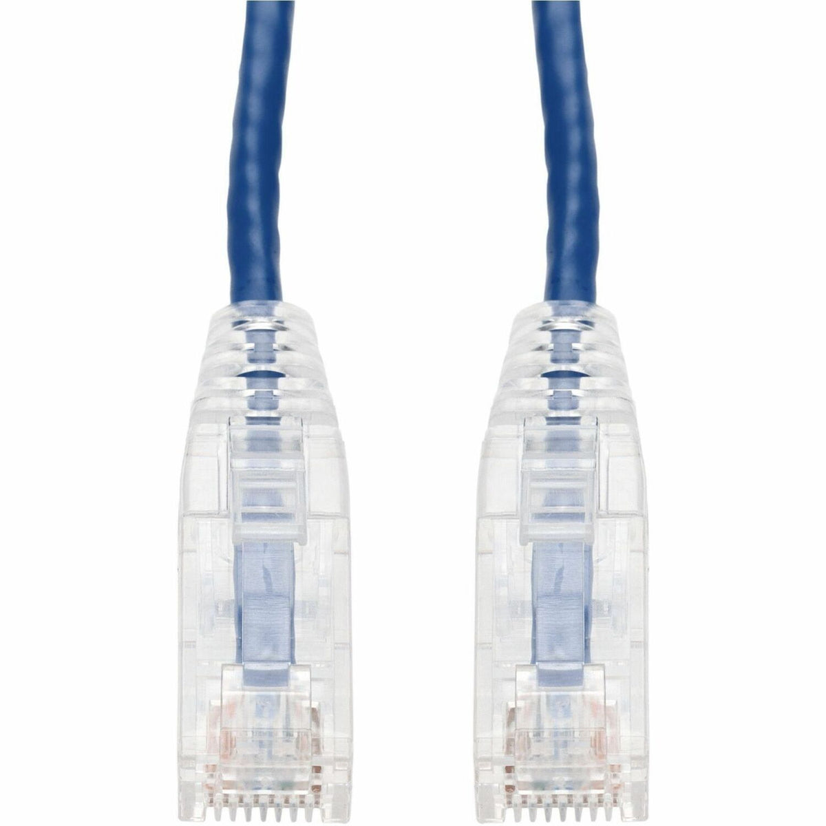 AddOn 15ft Blue CAT 6 Slim PVC Ethernet Cable Snagless Clear-Claw RJ-45 M/M - ADD-15FSLCAT6-BE