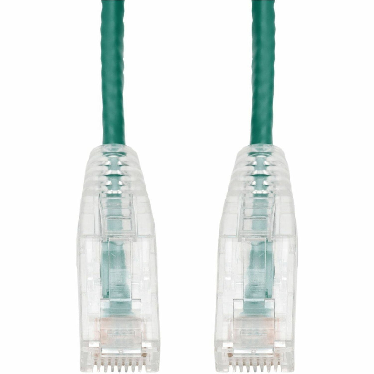 AddOn 1ft Green CAT 6 Slim PVC Ethernet Cable Snagless Clear-Claw RJ-45 M/M - ADD-1FSLCAT6-GN