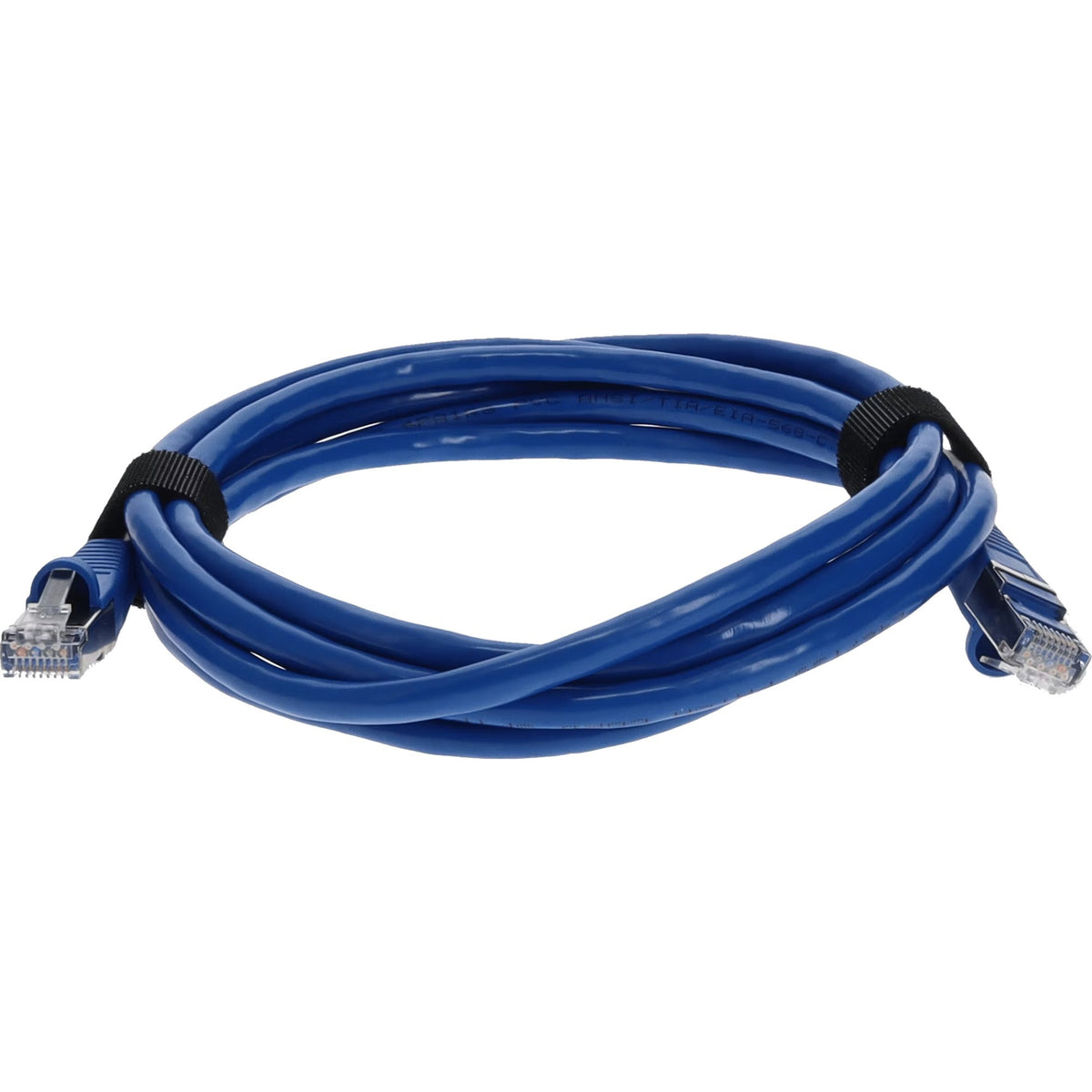 AddOn 5ft RJ-45 (Male) to RJ-45 (Male) Straight Blue Cat7 S/FTP PVC Copper Patch Cable - ADD-5FCAT7-BE