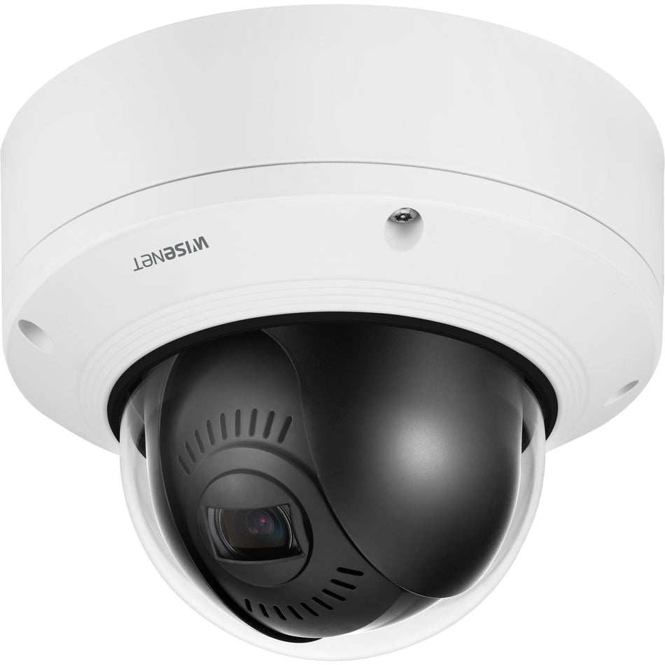 Wisenet XND-6081VZ 2 Megapixel Indoor HD Network Camera - Color, Monochrome - Dome - White - XND-6081VZ