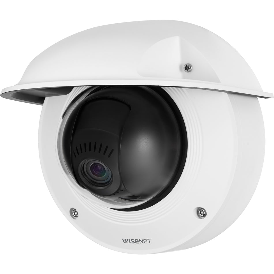 Wisenet XNV-8081Z 5 Megapixel Outdoor Network Camera - Color, Monochrome - Dome - White - XNV-8081Z