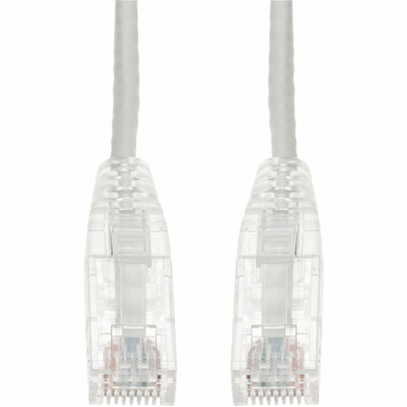 AddOn 50ft White CAT 6 Slim PVC Ethernet Cable Snagless Clear-Claw RJ-45 M/M - ADD-50FSLCAT6-WE