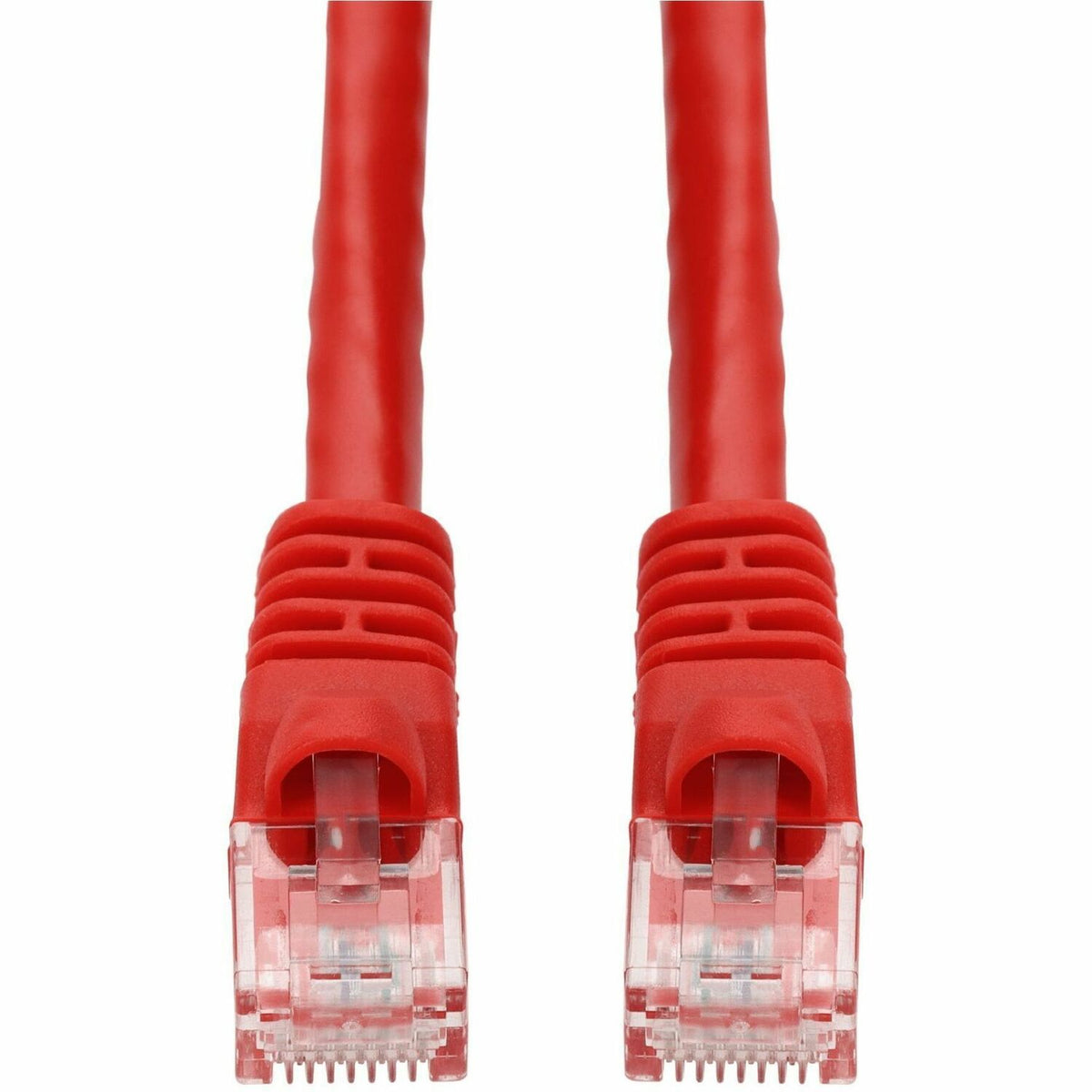 AddOn 2ft Red CAT 6 PVC Ethernet Cable Snagless Bubble Boot RJ-45 M/M - ADD-2FCAT6-RD