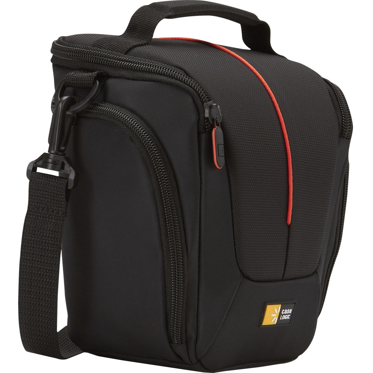 Case Logic DCB-306 Carrying Case (Holster) Camera, Accessories, Battery, Cable, Lens Cap, Memory Card, Cloth - Black - 3201025