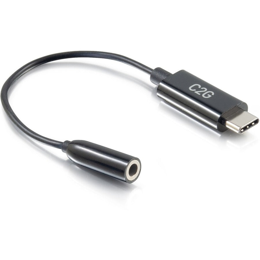 C2G USB C to 3.5mm Audio Adapter - USB C to AUX Cable - USB C to Headphone Jack - 54426
